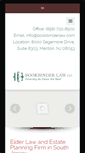 Mobile Screenshot of bookbinderlaw.com